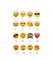 144 2" Temporary Emoticon Tattoos - 16 Assorted Emoticon Styles - Fun Gift, Party Favors, Party Toys, Goody Bag Favors